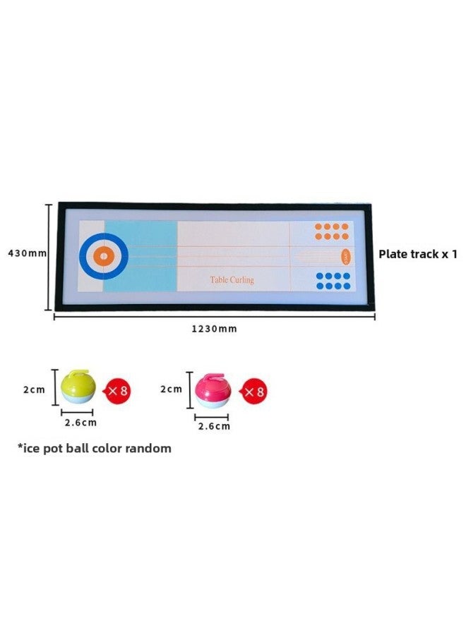 Table Curling Toy Family Gathering Game Table Curling Table Game Children's Dryland Sandpot Bowling Props